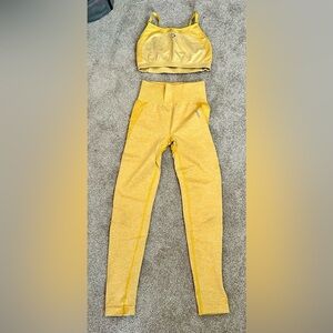 Gymshark Yellow Marl Flex collection